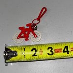 None 80’s Red Bicycle Bell Charm Photo 1