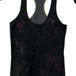 Lululemon Womens Shirt 6 Cool Racerback Midnight Iris Athletic Tank Top Black Photo 0