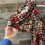 Free People  Floral Puff Sleeve Button Front Mini Dress/Tunic Size Medium Photo 1