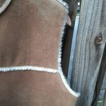 Valerie Stevens Vest Faux Suede Fully Lined Penny Lane Sleeveless Jacket Size LP Photo 6