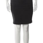 Band of Outsiders Black Ribbed Knit Pencil Skirt – Size Medium (US 8) Photo 0