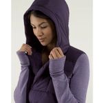 Lululemon Fluff Off Hooded PulloverDown Zinfandel Purple size 6 Photo 3
