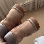 Timberland Tan light and metallic top Leather Boots Photo 7