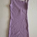 Michael Costello NWT  X Revolve Amari Ribbed dress light purple medium Photo 3