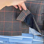 ZARA check gingham blazer jacket button size XS Photo 11
