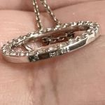 Sterling Silver RSE ROBERT SEEMAN CZ Cubic Zirconia Pave Pendant 16” Photo 3