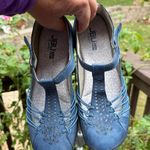 Jbu New NWOB  by Jambu Women's Sahara Mary Jane Light Denim 8.5 W Wide Photo 0