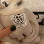 Sage Collective White Quarter Zip Sweater Photo 1