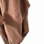 Old Navy Women's XXL Maternity Brown Tie Strap Fleece Sweatshirt Jumpsuit Lounge Photo 3