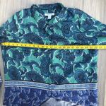 Charlie Jade  polyester blouse Size Large Photo 8