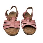 Earth Origins  Pink Leather Strappy Open Toe Slingback Laney Sandals Size 10 Photo 3