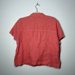 PICCALINO Top Women 14P Pink 100% Linen Peach Pink Beach Resort Travel Lagenlook Photo 1