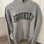 Brandy Melville John Galt  Brooklyn Grey Hoodie  Photo 0