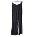 Reformation  Black Tiered Ruffled Pants Size large Photo 1