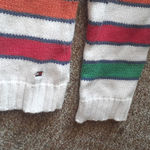 Tommy Hilfiger  Multicolor Striped Knit Sweater SIZE L Photo 2