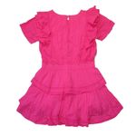 Love Shack Fancy NWT Natasha Mini in Watermelon Ice Pink Ruffle Cotton Dress L Photo 8