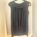 C. Luce  Black Embellished Mini Dress Boutique Vintage Medium Photo 2