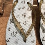 PINK - Victoria's Secret Vintage Pink Victoria’s Secret Flip Flops Blue Photo 1