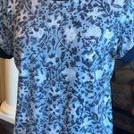 Lucky Brand Comfy Pajama Top Blue Floral Photo 1