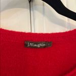 J. McLaughlin  Red Wool Alpaca Blend Sweater Large Photo 1