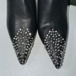 ZARA Black Studded Toe Ankle Boots casual formal style fashion party office Photo 5