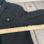 Croft & Barrow Black Shirt Jacket Button Down With Pockets size 2X Photo 6
