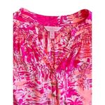 Lilly Pulitzer Elsa Silk Top in Beach Street Whales Print Size XS Photo 10