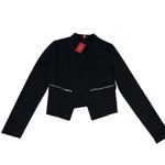 Guess New  Black Women's Blazer with Silver Accents. Photo 1