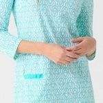 Cabana life Coastal Cottage Cabana Shift Dress Blue Size L Photo 0