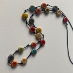 Boho Flat Bead Necklace Female Retro Ethnic Style Niche Stylish Sweater Necklace Photo 7