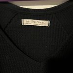 Free People We the free black vneck sweater Photo 7
