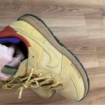 Nike  Airforce 1 Wild Sneakers, Wheat gold/Rugged Orange, Women's 7.5 Photo 10