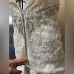 Casablanca Bridal, Elegant Cream Lace Wedding Dress White Size 6 Photo 9