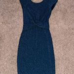 I.N. San Francisco Elegant Blue Backless Dress Photo 0