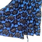 Gap NEW  Blue Black Sleeveless Floral Romper XS Photo 6