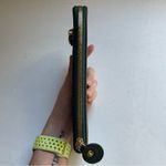 Barcos Pebbled Leather Emma L Shaped Zip Wallet Long Hunter Green Photo 6