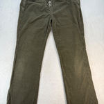 Sundance Corduroy Pants Olive Green Button Fly Casual Pants Size 6 Photo 0