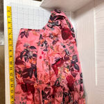 Torrid  Pink Rose Smocked Milkmaid Puffy Babydoll Tiered Glam Dress Women Size 4x Photo 7