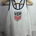 Nike  White and Blue USA Tank‎ Top Photo 0