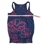 American Eagle  Outfitters AE Flowy Boho Sleeveless Floral Blue Red Top XS Petite Photo 3