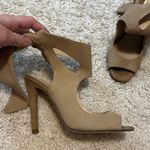 ZARA Nude Bow Heels Size 37 6.5 Photo 0