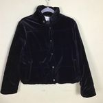 Popsugar Women’s velveteen Black Puffer Jacket Size Medium EUC Photo 5