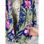 Chico's 1 Tahiti Tropis Linen Jacket Women M Button Front Side Pocket Long Sleeve Photo 6