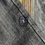 Hot Kiss Denim Jean Jacket Western Southwestern Embroidered size M Photo 12