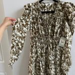 Tuckernuck HYACINTH HOUSE  Olive Floral Renee Ruffle Midi Dress Size XS Photo 6