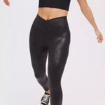 Aerie The Hugger Crossover High Waisted Crackle Leggings Photo 0