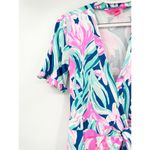 Lilly Pulitzer  Liddy Romper Dress Mr Peacock Blue Dream A Little Dream XS Photo 3