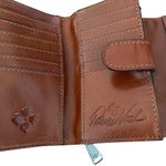 Patricia Nash  NWOTS Canetti Florence Brown Leather Trifold Wallet Photo 6