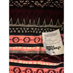 Charlotte Russe NEW  Women's Mini Skirt Medium Multicolor Abstract Cotton Stretch Photo 6