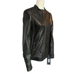 NWT Milwaukee Leather SFL2855 Black Motorcycle Jacket Ribbed Womens Small Photo 2